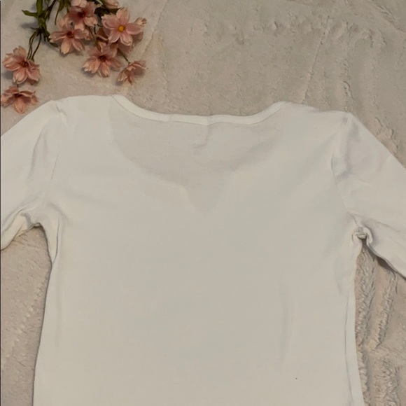 NWOT Pacsun White Cropped Long Sleeve - Picture 5 of 5